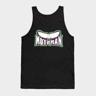 Mothman West Virginia Wing Humanoid Moth Retro Vintage White Purple Tank Top